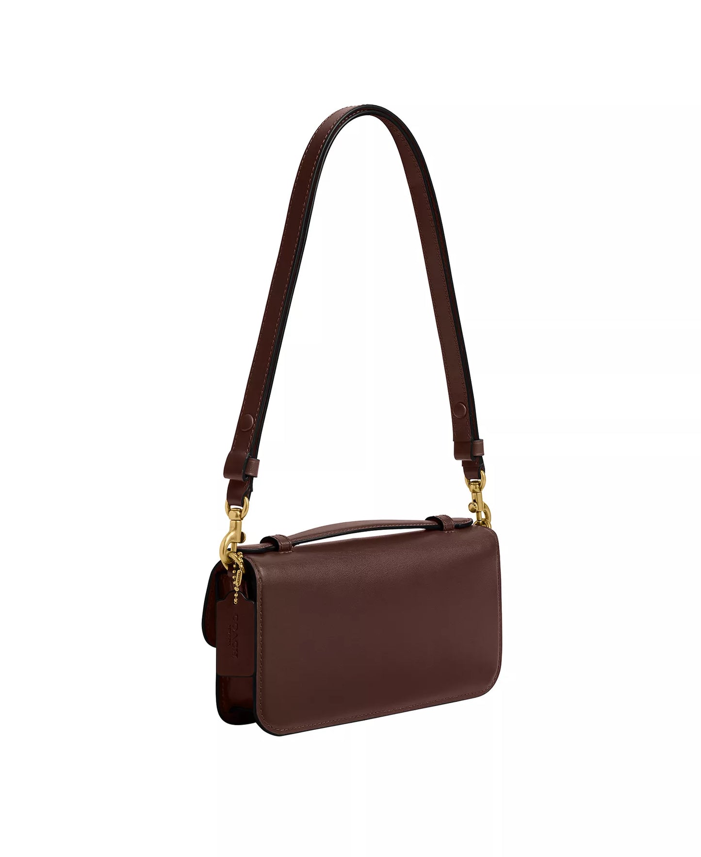 Elora Small Leather Top Handle Shoulder Bag Maple - Coach *PRE ORDER