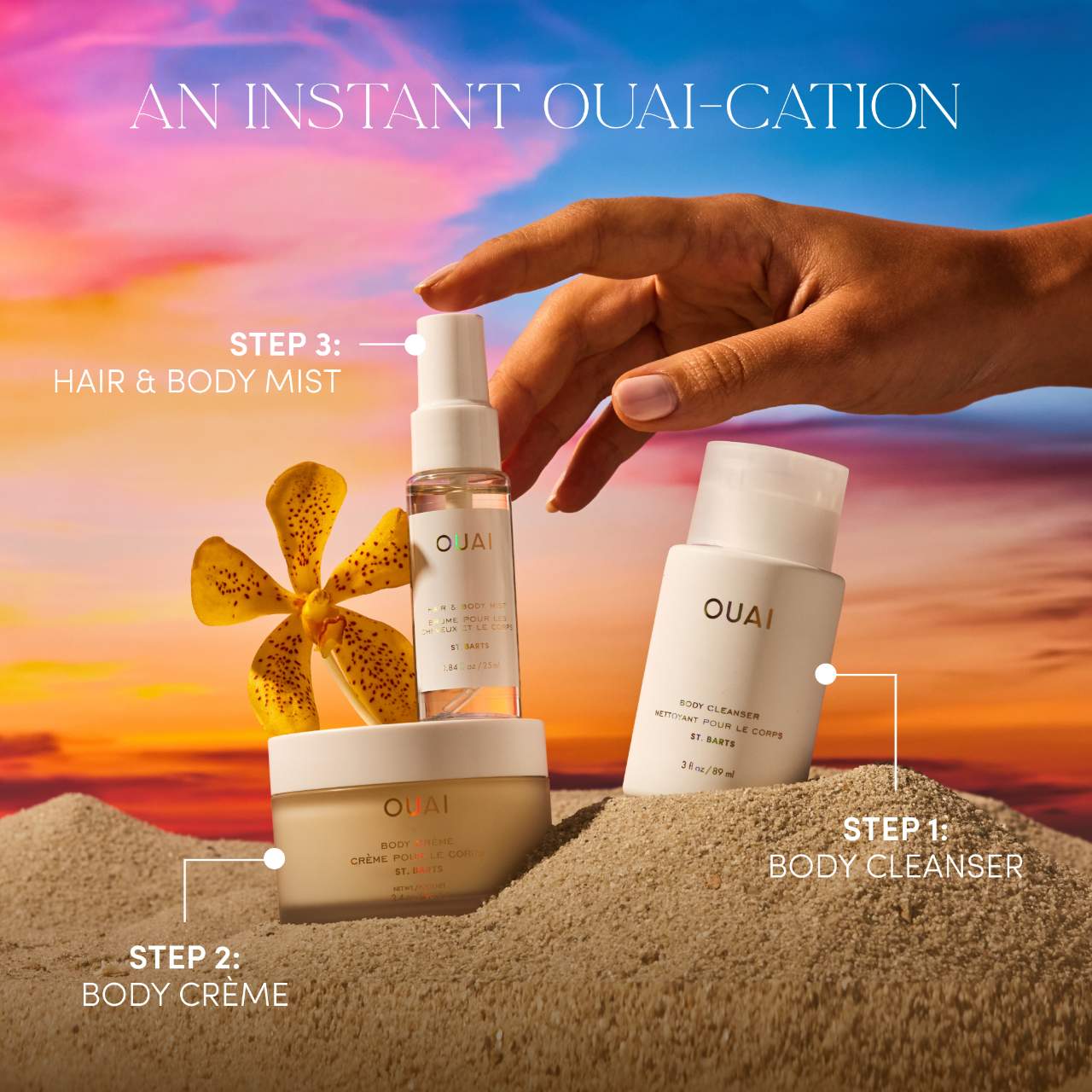 Ouai - Mini St. Bart’s Body Set *Pre-Orden
