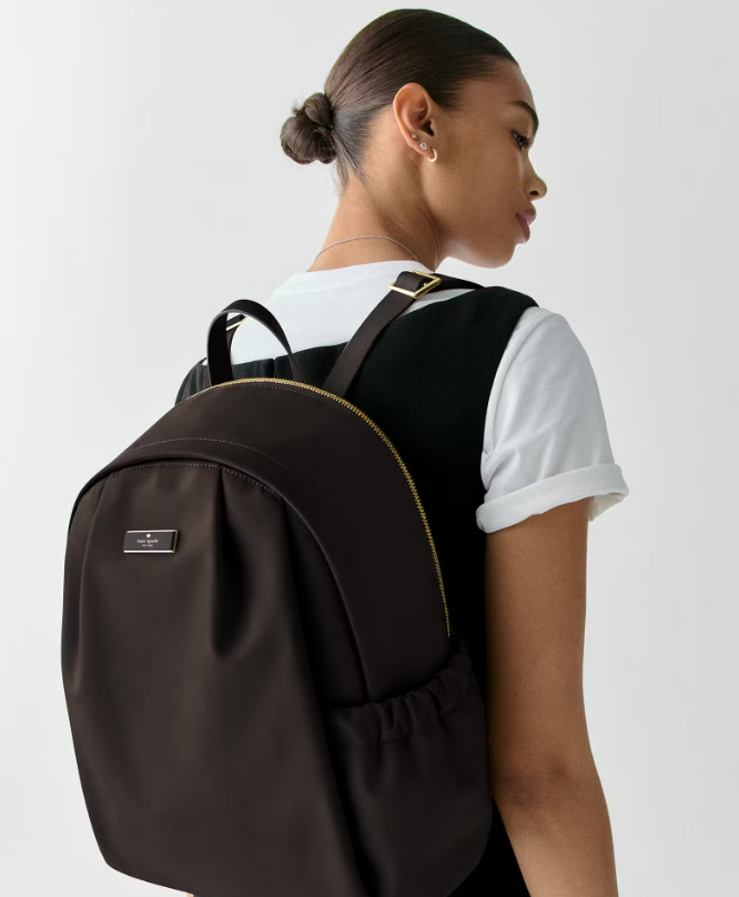 Carter Nylon Large Backpack Hot Fugde - Kate Spade *PRE ORDEN
