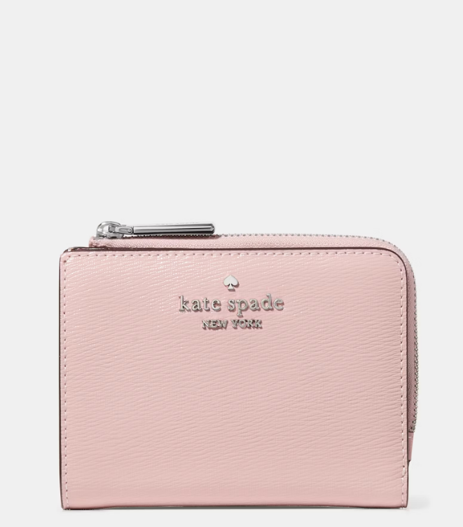 Cartera mediana rosa Kate Spade