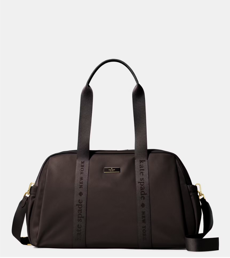 Carter Nylon Large Weekender Hot Fudge - Kate Spade *PRE ORDEN