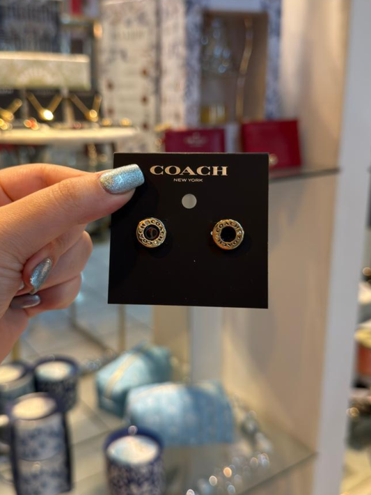Aretes circulares Coach