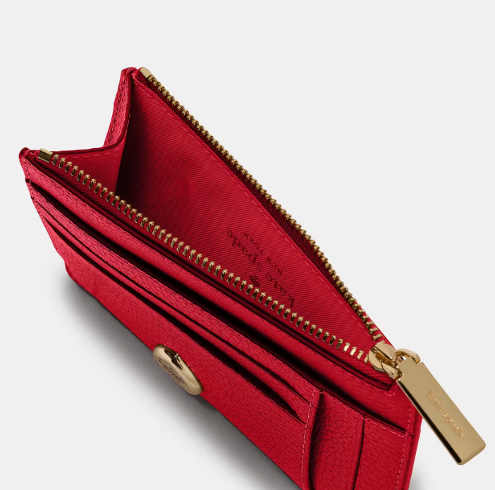 Cartera tarjetero rojo Kate Spade