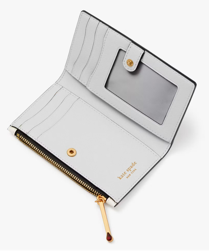 Morgan Matchbox Embossed Small Slim Bifold Wallet - Kate Spade *PRE ORDEN