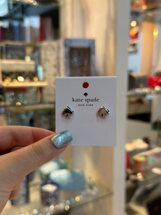 Aretes espadas plateadas Kate Spade