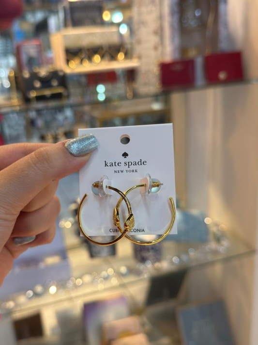 Arracadas medianas con espada Kate Spade