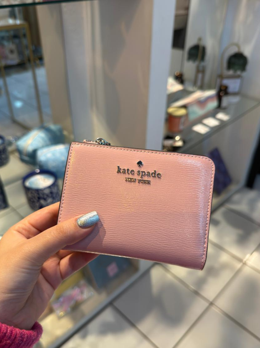 Cartera mediana rosa Kate Spade