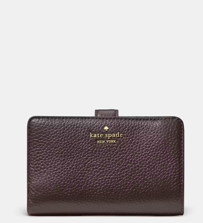 Cartera mediana café Kate Spade