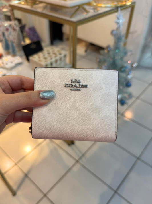 Cartera chica blanca Coach