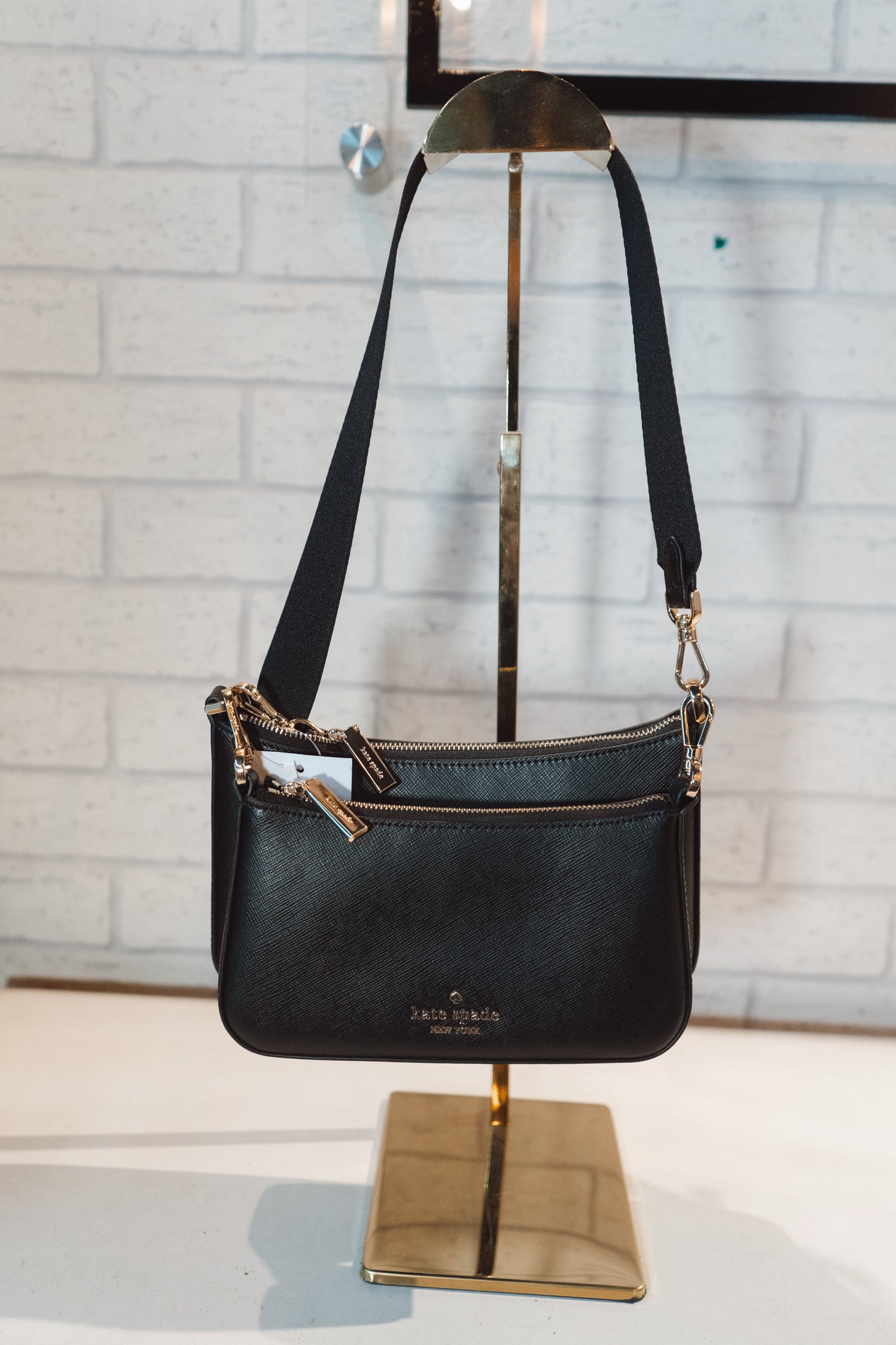 Kate Spade - Duet Saffiano Leather Small Crossbody