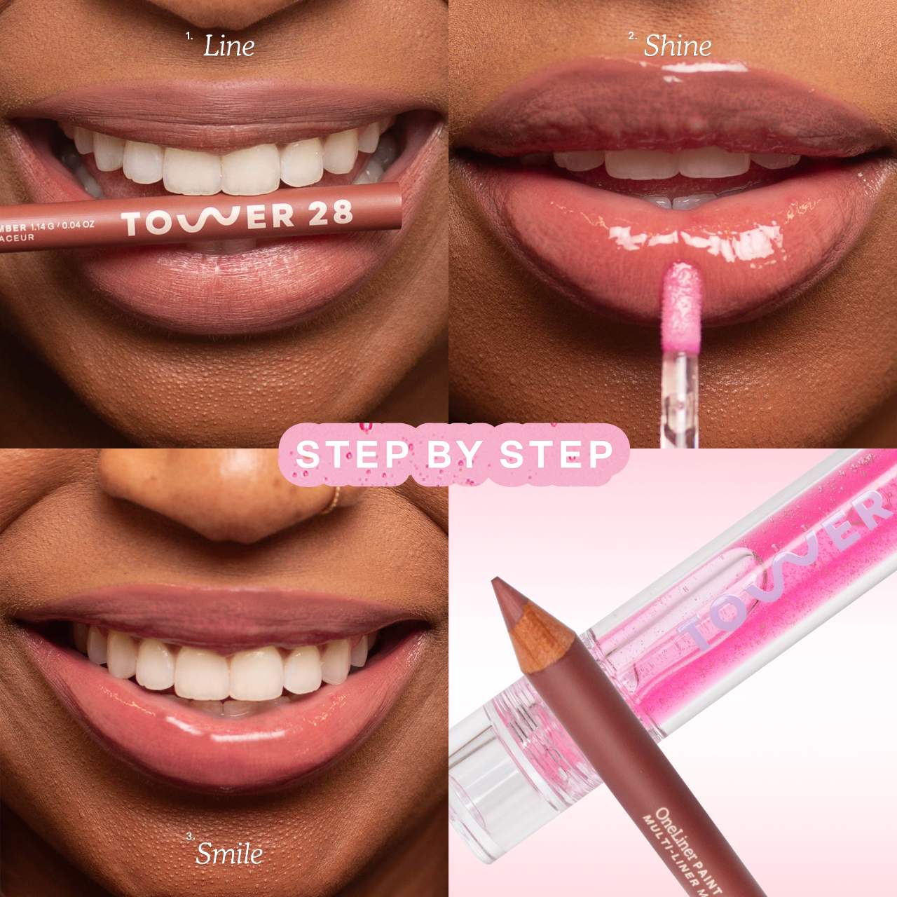 Tower 28 - Line + Shine Lip Kit *Pre-Orden