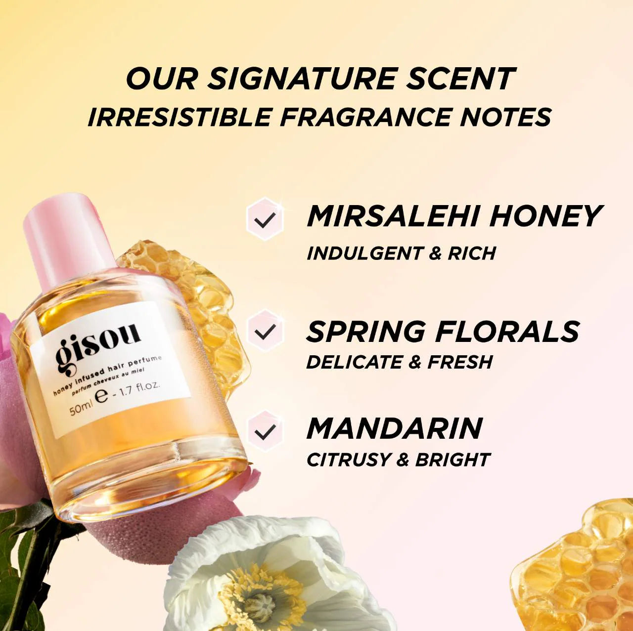 Gisou - Mini Wildflower Honey Infused Hair Perfume *Pre-Orden