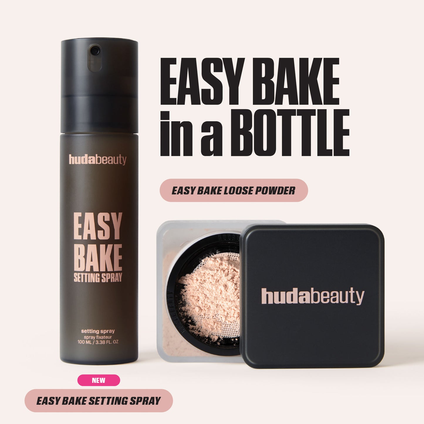 Huda Beauty - Easy Bake Blurring Setting Spray with 16-Hour Wear *Pre-Orden